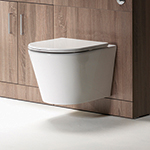 Oregon Rimless Wall-Hung Pan & Soft Close Seat