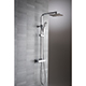 Ebony Square Thermostatic Shower & Riser Kit