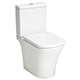 Toronto Rimless Close Coupled Pan with Tornado Flush & Soft Close Seat