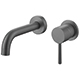 Tuscany Gunmetal Wall-Mounted Basin Mixer