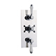 Ebony Traditional Triple Thermostatic Shower Valve