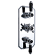 Nostalgic Traditional Triple Thermostatic Concealed Shower Valve