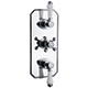 Nostalgic Traditional Triple Thermostatic Concealed Shower Valve