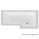 Vermont 1500 x 700mm Shower Bath - RH