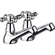 Victorian Long Spout Bath Taps