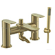 Charlotte Brushed Brass Bath Shower Mixer