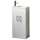 Eden 40 Vanity Unit & Basin - Gloss White