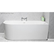 Eton Freestanding Offset Right Hand Corner Bath - 1590 x 850mm