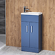 Eden 40 Vanity Unit & Basin - Dusty Blue
