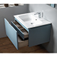 Monza 95 Wall-Hung Unit & Basin - Matt Denim