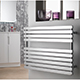 Opal Horizontal Rail 600 X 800mm Designer Towel Rail
