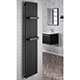 Salerno 1200 x 542mm Vertical Designer Towel Rail