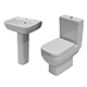 Rak Series 600 4 Piece Set with 1 Tap Hole Basin