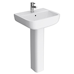 Rak Series 600 4 Piece Set with 1 Tap Hole Basin