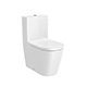 Roca Inspira Rimless Round Close Coupled Pan