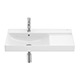Roca Ona 800 x 460mm Left Hand 1 Tap Hole Basin