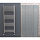 Pozo Flat Chrome Heated Towel Radiator 400 x 1000mm