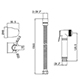 Scudo Thermostatic Vertical Valve and Douche 