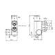 Scudo Thermostatic Vertical Valve and Douche 