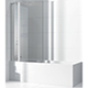 Sommer Evolve 8mm Extended Bath Screen with Fixed Panel - Chrome